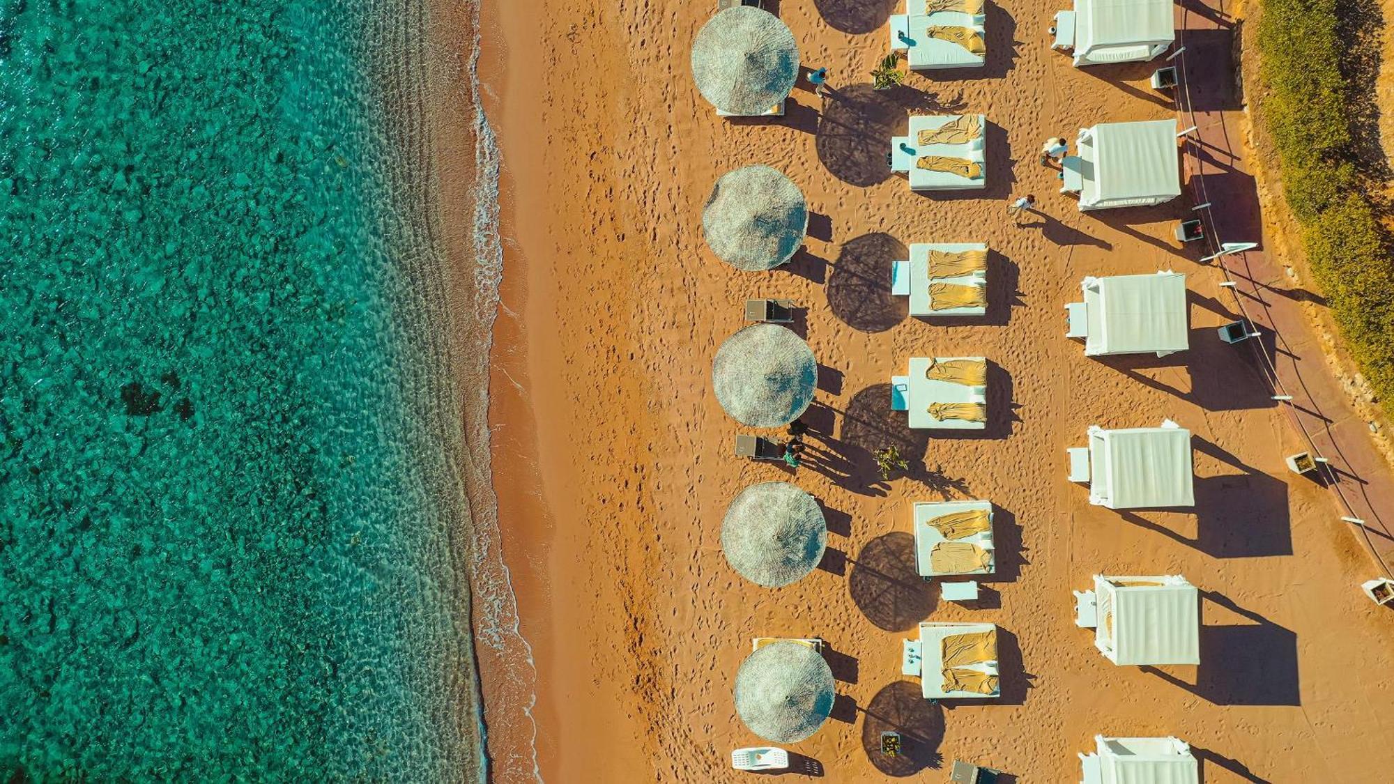Domina Coral Bay Resort, Diving , Spa & Casino Sharm el-Sheikh Exterior photo Aerial view of the beach